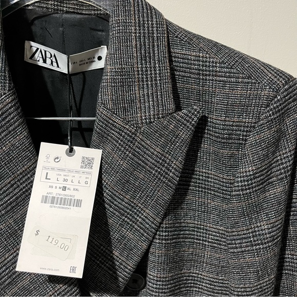 Zara plaid pantsuit - Size Large - Picture 12 of 14